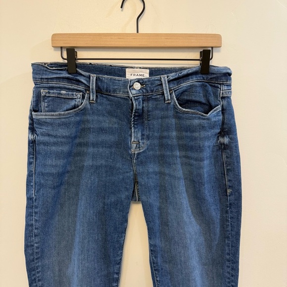 FRAME le garcon rolled raw after jean in deepwater - Picture 8 of 10